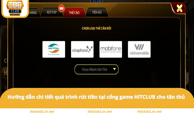 Hướng dẫn chi tiết quá trình rút tiền tại cổng game HITCLUB cho tân thủ