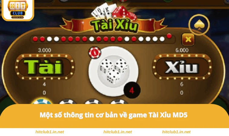 Một số thông tin cơ bản về game Tài Xỉu MD5